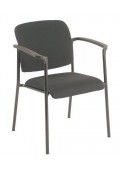 Top-Seating Vergaderstoel BOLZANO Zwart Frame Zwart Stoffering|VDB Kantoortotaal