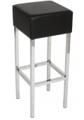 Barkruk Cube Zwart Chroom|VDB Kantoortotaal