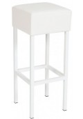 Barkruk Cube Wit Wit|VDB Kantoortotaal