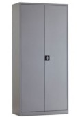 Draaideurkast/Ordnerkast/Archiefkast 195 aluminium hoog inclusief 4 legborden|VDB Kantoortotaal