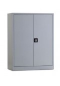Draaideurkast 100 cm hoog aluminium|VDB Kantoortotaal