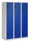 Garderobekast 3 deurs Blauw Grijs|VDB Kantoortoaal