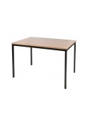 Kantinetafel 160 x 80 beuk zwart|VDB Kantoortotaal