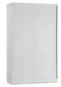 Roldeurkast/Archiefkast  Wit 1950 x 1200 x 450 incl 4 legborden| VDB Kantoortotaal