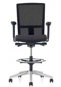 Balie counterstoel Se7en netcounter by Interstuhl met wielen|VDB Kantoortotaal