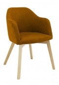 Fauteuil Theos mosterd