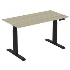 VDB-ERGO-RISE Elektrisch Hoogte Verstelbaar Zit-sta Bureau met 2 motoren, Hoogteverstelling 62- 127 cm in div. kleuren en maten. Incl. Montage