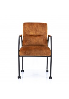  Albany vergaderstoel Adore kleur (Cognac)|VDB Kantoortotaal