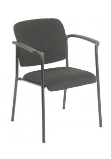 Top-Seating Vergaderstoel BOLZANO Zwart Frame Zwart Stoffering|VDB Kantoortotaal