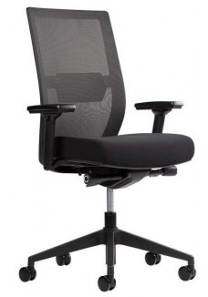 C02 Professionele ergonomische bureustoel Zwart met EN-1335 goedkeuring|VDB Kantoortotaal