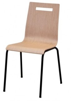 Kantinestoel Oscar  beuken blank|VDB Kantoortotaal