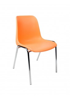Kantinestoel Helene Oranje|VDB Kantoortotaal 