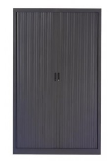 Roldeurkast/Archiefkast 1980 x 1200 x 430 mm Antraciet inclusief 4 legborden|VDB Kantoortotaal