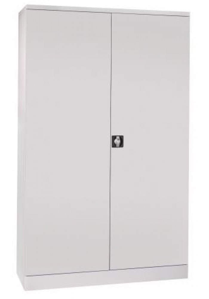 Demontabele draaideurkast 195 x 91,5 ( of 120 breed) x 42 inclusief 4 laterale legborden in diverse kleuren|VDB Kantoortotaal