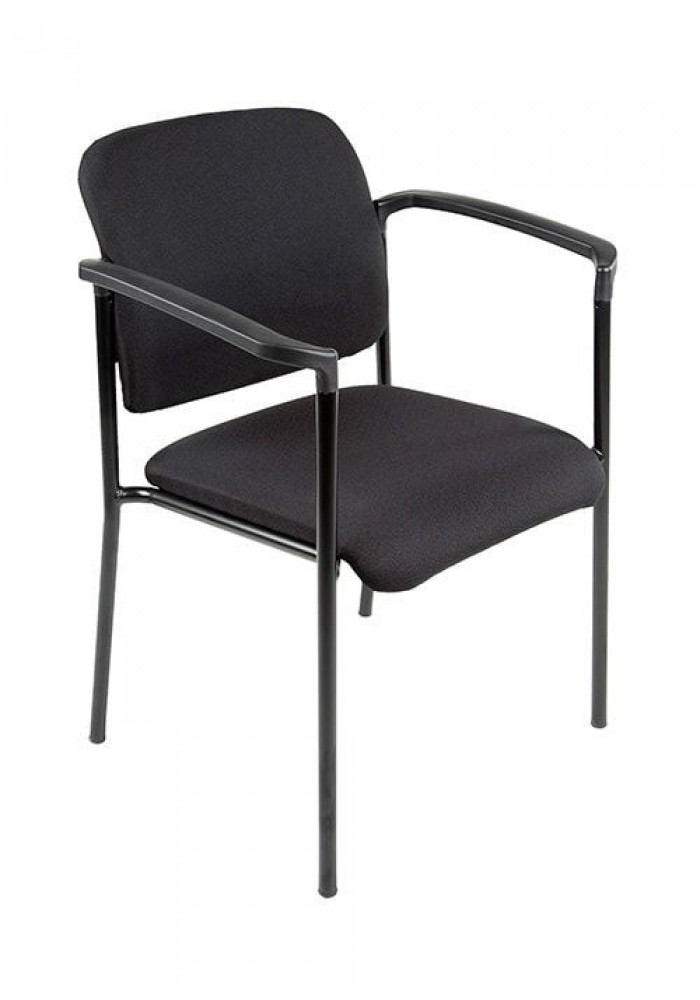 Top-Seating Vergaderstoel BOLZANO Zwart Frame Zwart Stoffering|VDB Kantoortotaal