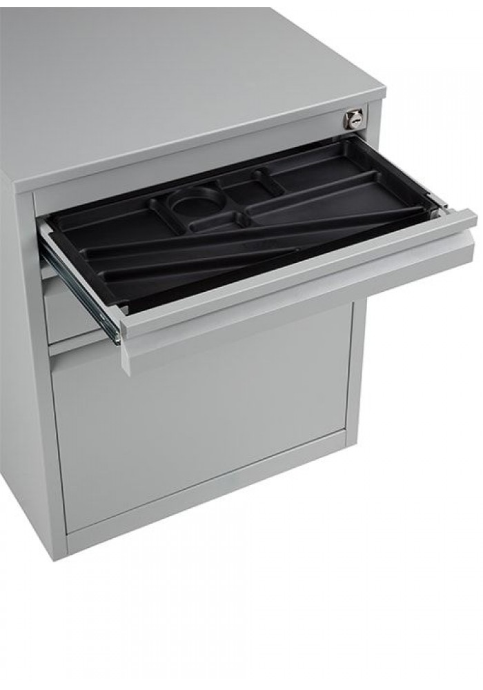 Rolblok 2 laden + 1 pennenlade (MPG Plus)  55 x 40 x 80 in de kleur Grijs, Zwart, Aluminium of Wit|VDB Kantoortotaal