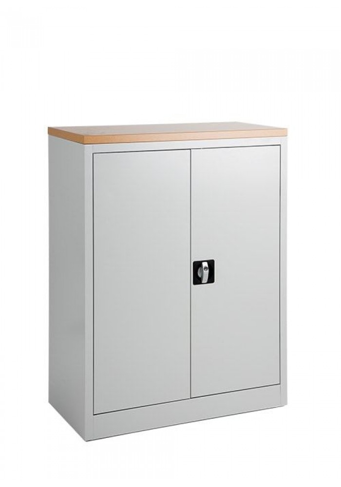 Draaideurkast/Ordnerkast/Archiefkast 100 Wit hoog inclusief 1 legbord|VDB Kantoortotaal