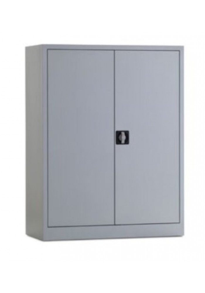 Draaideurkast 100 cm hoog aluminium|VDB Kantoortotaal
