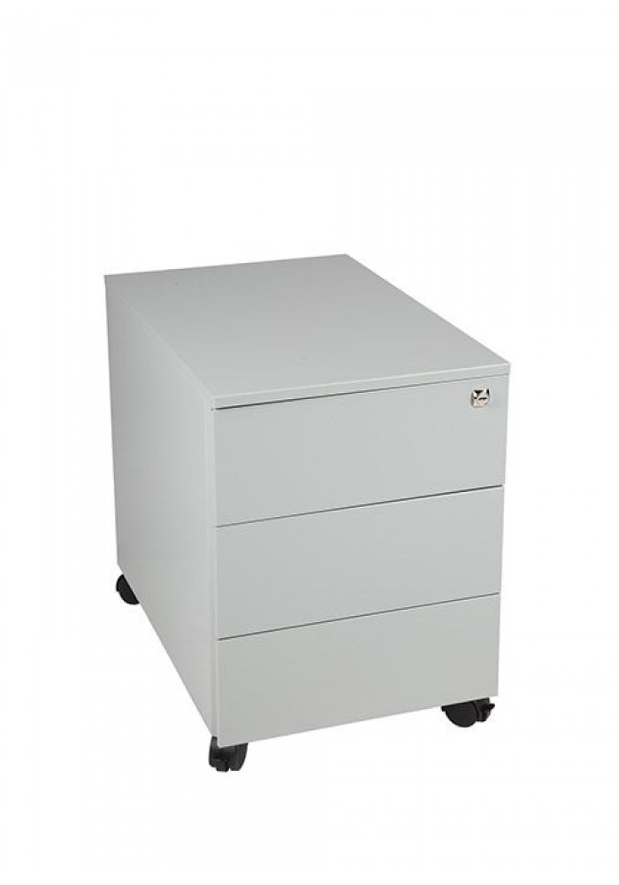 Rolblok 3 laden 55 x 40 x 60 in de kleur Grijs, Zwart, Aluminium of Wit|VDB Kantoortotaal