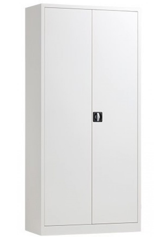 Bezemkast schoonmaakkast grijs (RAL 7035) 180x80 x 42|VDB Kantoortotaal