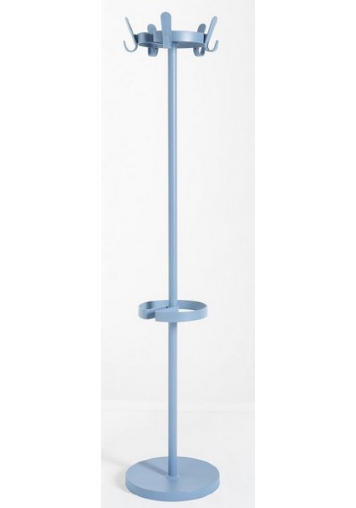 kapstok krok G licht blauw incl parapluhouder