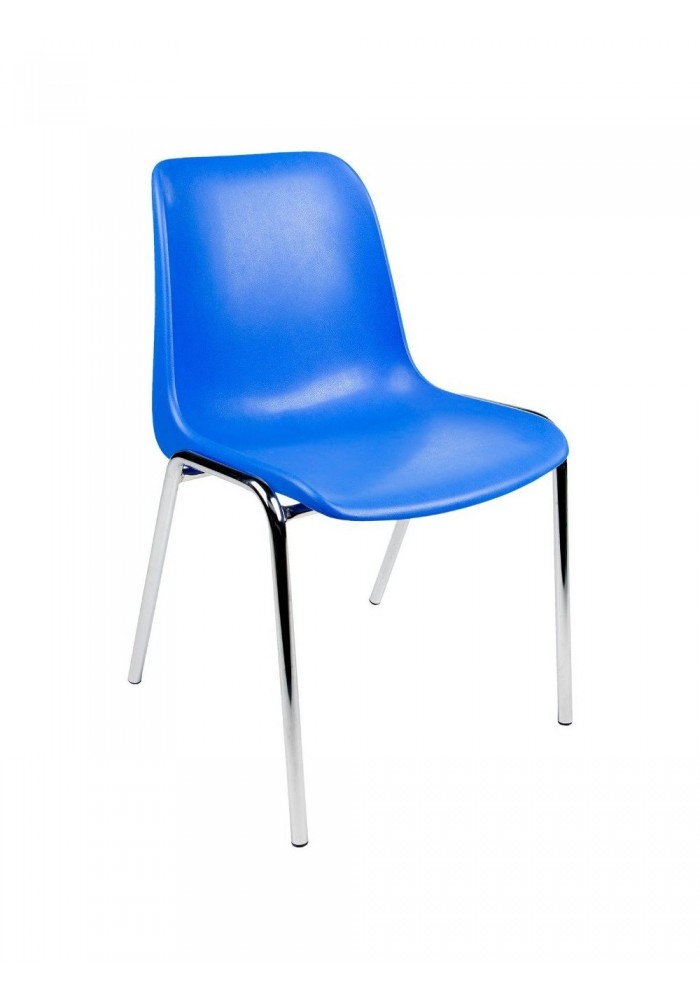 Kantinestoel Helene Blauw|VDB Kantoortotaal