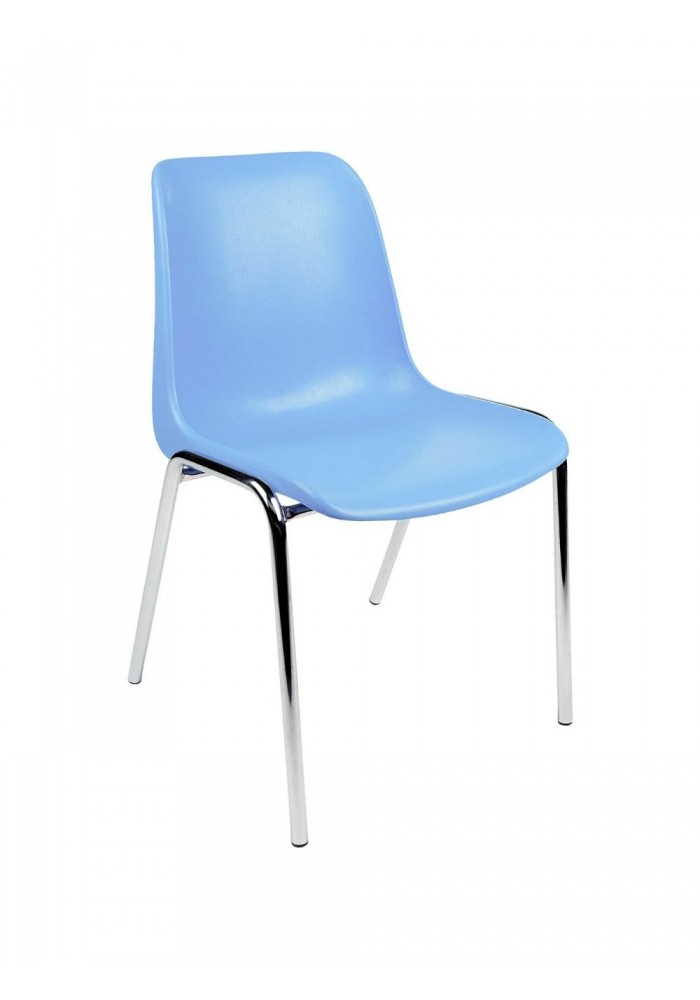 Kantinestoel Helene Licht Blauw|VDB Kantoortotaal 