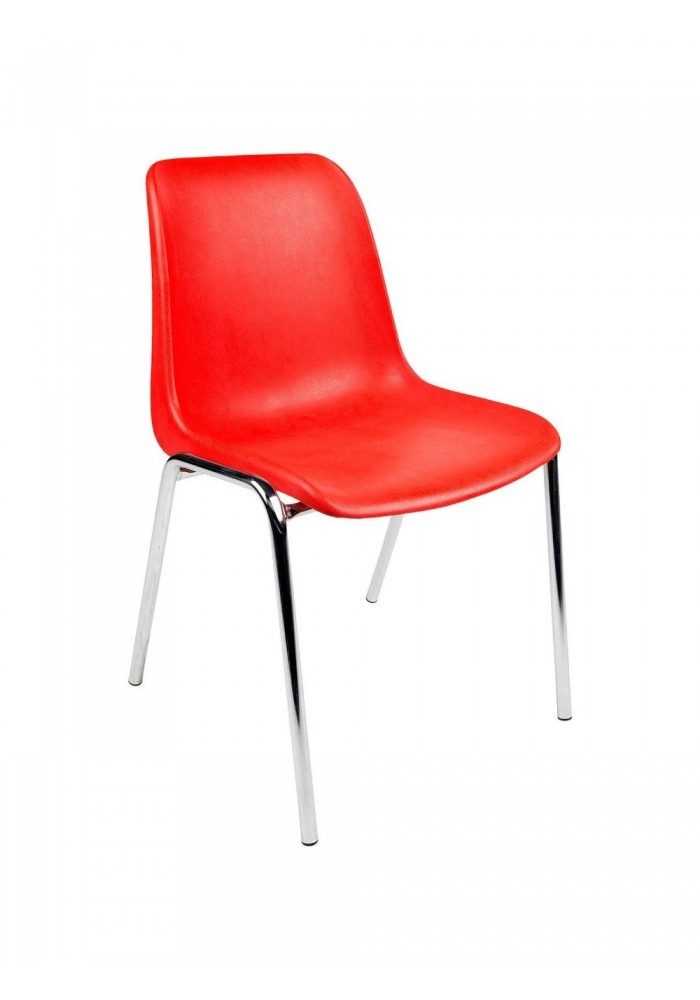 Kantinestoel Helene Rood|VDB Kantoortotaal