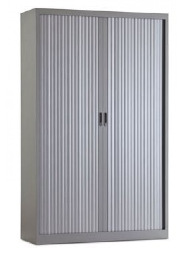 Roldeurkast/Archiefkast Aluminium 1950 x 1200 x 450 incl 4 legborden|VDB Kantoortotaal
