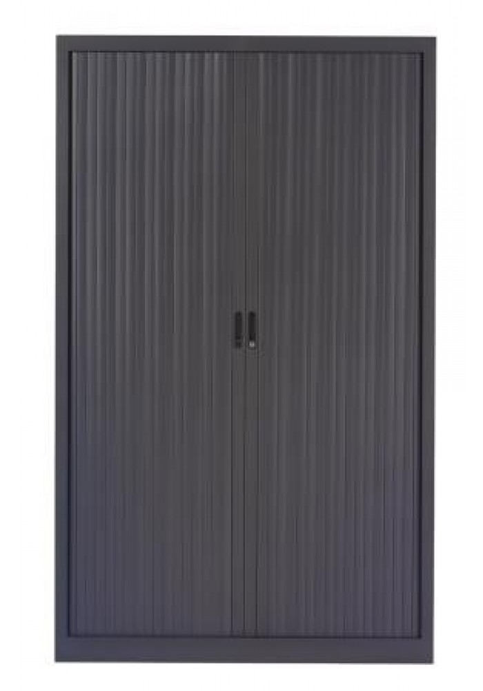 Roldeurkast/Archiefkast 1980 x 1200 x 430 mm Antraciet inclusief 4 legborden|VDB Kantoortotaal