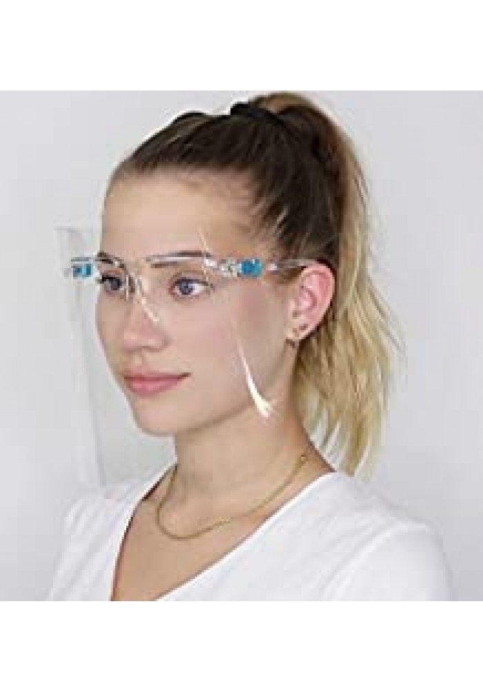 Shield with Glasses plastic. (Beschermingsmasker)|VDB Kantoortotaal