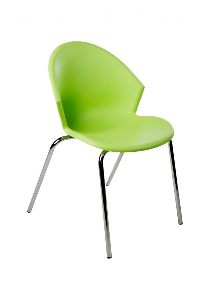 Kantinestoel SMILE kleur Groen|VDB Kantoortotaal