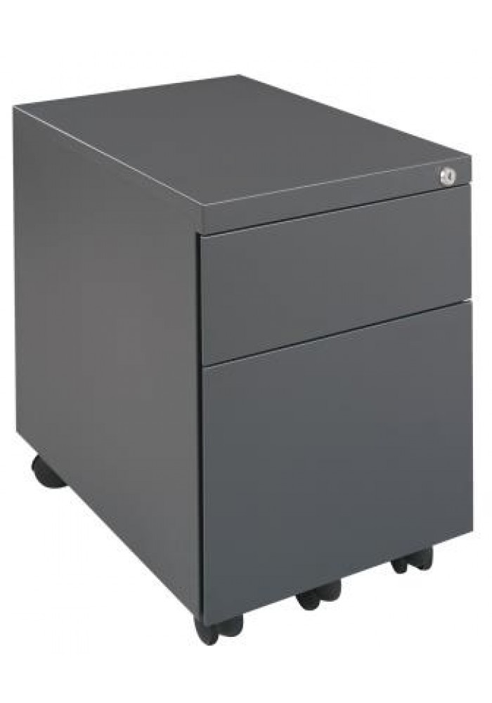 Rolblok 2 laden 55 x 40 x 80 in de kleur Grijs, Zwart, Aluminium of Wit|VDB Kantoortotaal