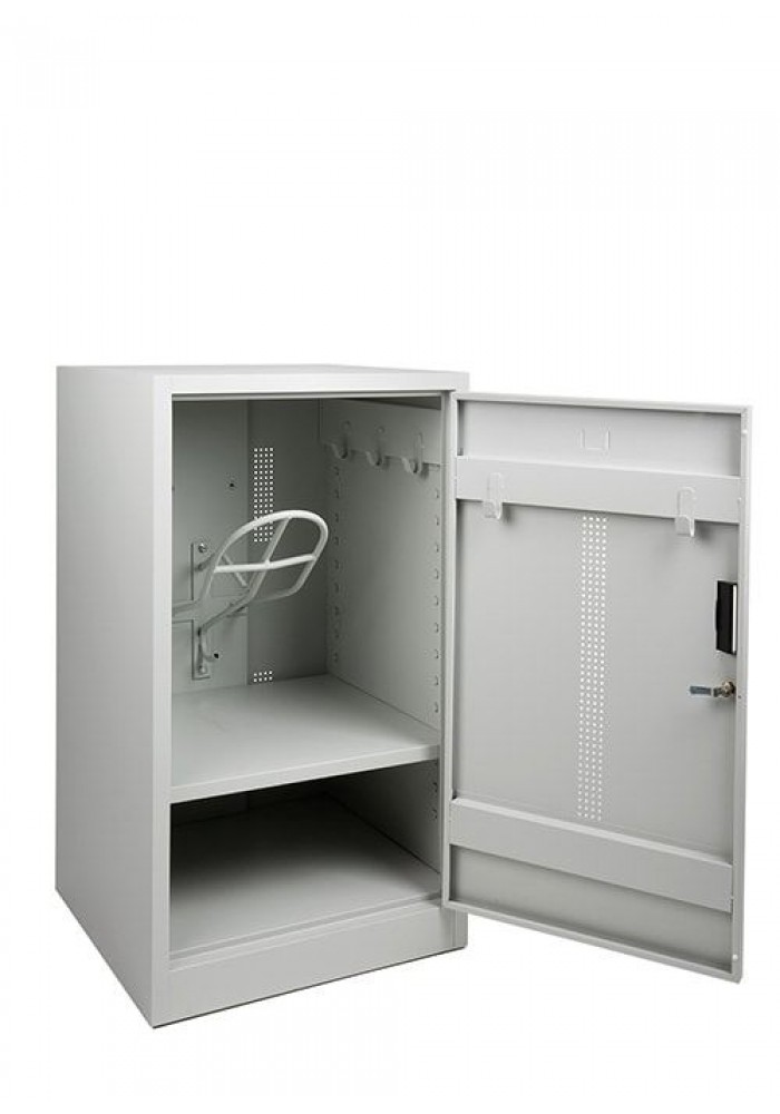 Zadelkast SSC klein 103 cm hoog x 60 cm breed x 60 cm diep, incl. 1 legbord en 1 zadeldrager|VDB Kantoortotaal