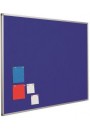 Prikbord budget 60 x 90 cm blauw