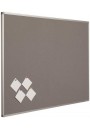 Prikbord budget 90 x 120 cm grijs