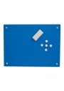 Glasbord glass2 write blauw 45 x 60 cm