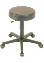 Professionele industriestoel 217 zwart semi leder
