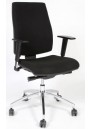 Bureaustoel Bob Zwart chroom EN-1335