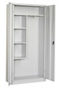 Bezemkast/schoonmaakkast 195 x 92 x 42 grijs (RAL 7035)