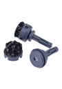 NIEUW Beschermdoppen A voor holle ronde of vierkante stoelpoten. Binnenmaat buis (14-21mm) doorsnede beschermvoetje 31mm HPF Voorkom krasschade aan vloeren. Per 4 verpakt.