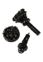 NIEUW Beschermdoppen A voor holle ronde of vierkante stoelpoten. Binnenmaat buis (10-15mm) doorsnede beschermvoetje 34mm. Voorkom krasschade aan vloeren. Per 4 verpakt.