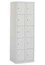 Lockerkast met 10 deuren grijs
