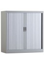 Roldeurkast 1050 x 1200 x 450 mm aluminium inclusief 2 legborden