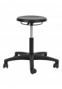 Tabouret pur met bedienbare ring. Hoogte verstelling 42 - 54,5 cm.
