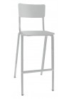 Hoge schoolstoel / barkruk Back to School kleur Wit|VDB Kantoortotaal