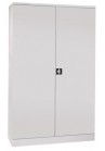 Demontabele draaideurkast 195 x 91,5 ( of 120 breed) x 42 inclusief 4 laterale legborden in diverse kleuren|VDB Kantoortotaal