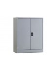 Draaideurkast/Ordnerkast/Archiefkast 120 aluminium hoog inclusief 2 legborden|VDB Kantoortotaal