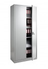 Draaideurkast/Ordnerkast/Archiefkast 195 aluminium hoog inclusief 4 legborden|VDB Kantoortotaal