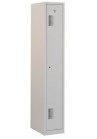 Garderobekast 1 deur Grijs 180 x 30 x 50 |VDB Kantoortotaal